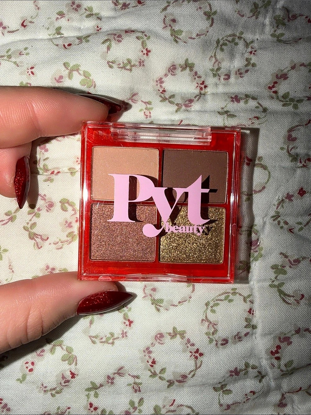 Pyt Beauty The Upcycle Eyeshadow Mini Palette Pink & Brown